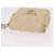 CHANEL Mini Mini Matelasse Charm Lamb Skin Beige CC Auth bs36151  - view 6