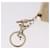 CHANEL Mini Mini Matelasse Charm Lamb Skin Beige CC Auth bs36151  - view 7