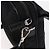 Borsa a Spalla PRADA Nylon Nero Argento Auth SW2639M - vista 10
