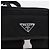 Borsa a Spalla PRADA Nylon Nero Argento Auth SW2639M - vista 18