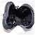 Borsa a Spalla PRADA Nylon Nero Argento Auth SW2639M - vista 26