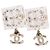 Pendientes CHANEL Crystal COCO Mark Metal Clear Silver CC Auth SW2655SAM Plata - vista 2