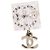 Pendientes CHANEL Crystal COCO Mark Metal Clear Silver CC Auth SW2655SAM Plata - vista 3