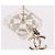 Pendientes CHANEL Crystal COCO Mark Metal Clear Silver CC Auth SW2655SAM Plata - vista 5