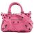 Balenciaga Borsa a tracolla Le Cagole Mini in pelle di agnello rosa