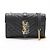Saint Laurent Pequena bolsa de ombro em couro preto com matelassê chevron
Modelo Envelope