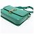 Saint Laurent Solferino Medium Leather Flap Crossbody Green Verde - vista 3