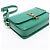 Saint Laurent Solferino Medium Leather Flap Crossbody Green Verde - vista 4