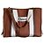 Chloé Borsa Tote Woody Diaper in Cotone Biologico Marrone