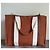 Chloé Borsa Tote Woody Diaper in Cotone Biologico Marrone - vista 2