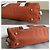 Chloé Borsa Tote Woody Diaper in Cotone Biologico Marrone - vista 6