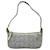 Triomphe Céline Celine Mini Schultertasche Blue Macadam Canvas Weiß Blau  - Ansicht 1