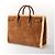 Saint Laurent De Jour Borsa Tote in Pelle e Shearling Marrone - vista 17