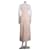 Marithé et François Girbaud langes Baumwollkleid in Blassrosa Pink