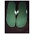 Jimmy Choo Flip Flops in Grün Krokodilprägung Weiß - Ansicht 5