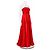 Vera Wang Trägerloses Abendkleid Valentina Rot - Ansicht 2