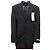 Completo in lana Emanuel Ungaro uomo, grigio antracite gessato