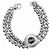 Bracciale Dolce & Gabbana DJ1041 argento e nero