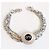 Bracciale Dolce & Gabbana DJ1041 argento e nero - vista 12