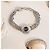 Bracciale Dolce & Gabbana DJ1041 argento e nero - vista 9