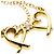 Tiffany & Co Collana Tiffany Double Loving Heart D'oro - vista 7