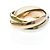 Anello Cartier Trinity in oro rosa bianco e giallo 18K D'oro