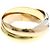 Anello Cartier Trinity in oro rosa bianco e giallo D'oro - vista 6