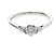 Autre Marque Platin-Diamant-Verlobungsring Silber