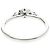Autre Marque Platin-Diamant-Verlobungsring Silber - Ansicht 7