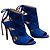 Sandali Elisabetta Franchi in Pelle Scamosciata Blu