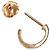 Orecchini LOVE Mini Love Hoop di Cartier D'oro - vista 5