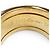 Anello Cartier M39200 C2 con fascia larga in oro giallo D'oro - vista 6