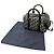 Christian Dior Borsa a tracolla in pelle Dior Homme Lango 26 Beige Blu navy - vista 2