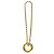 Céline Collana CELINE Vintage Circle Logo D'oro - vista 3