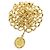 Chanel Vintage Goldene Gliederkette Gürtel