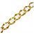 Chanel Vintage Goldene Gliederkette Gürtel - Ansicht 7