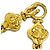 CHANEL Collana Vintage 96A Motivo Cuore Coco Mark D'oro - vista 7