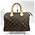Borsa Louis Vuitton Speedy 25 Marrone Monogramma - vista 4