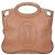 Borsa Cartier Marcello de Leather anni 90 Cammello