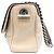 Borsa a tracolla Chanel in pelle di vitello nera e avorio Nero Crudo - vista 2