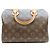 Borsa Boston Louis Vuitton Monogram Speedy 25 Marrone - vista 3