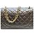 Timeless Borsa a Spalla Chanel Black Lambskin Double Flap Matelassé Nero - vista 3