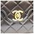 CHANEL Borsa a tracolla in pelle di agnello trapuntata con doppia patta nera Nero - vista 7