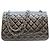 Borsa a Spalla Chanel Black Lambskin Double Flap Nero - vista 3