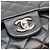 Borsa a Spalla Chanel Black Lambskin Double Flap Nero - vista 7
