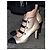Timeless NWOB Chanel 2018 Botines de piel con punta dorada y botón de perla Talla 40 Segunda mano - vista 6