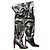 Gucci Botas altas de cuero negro Castaño