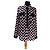 Autre Marque Rachel Rachel Roy Camicia con stampa floreale nera Nero Bianco Rosso