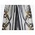 Gianfranco Ferré Gianfranco Ferrè Pantalones Palazzo Seda Estampado Pañuelo Negro Blanco Dorado - vista 3