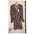 Vestido corto Ba&Sh Gizelle estampado Negro Multicolor Púrpura - vista 3